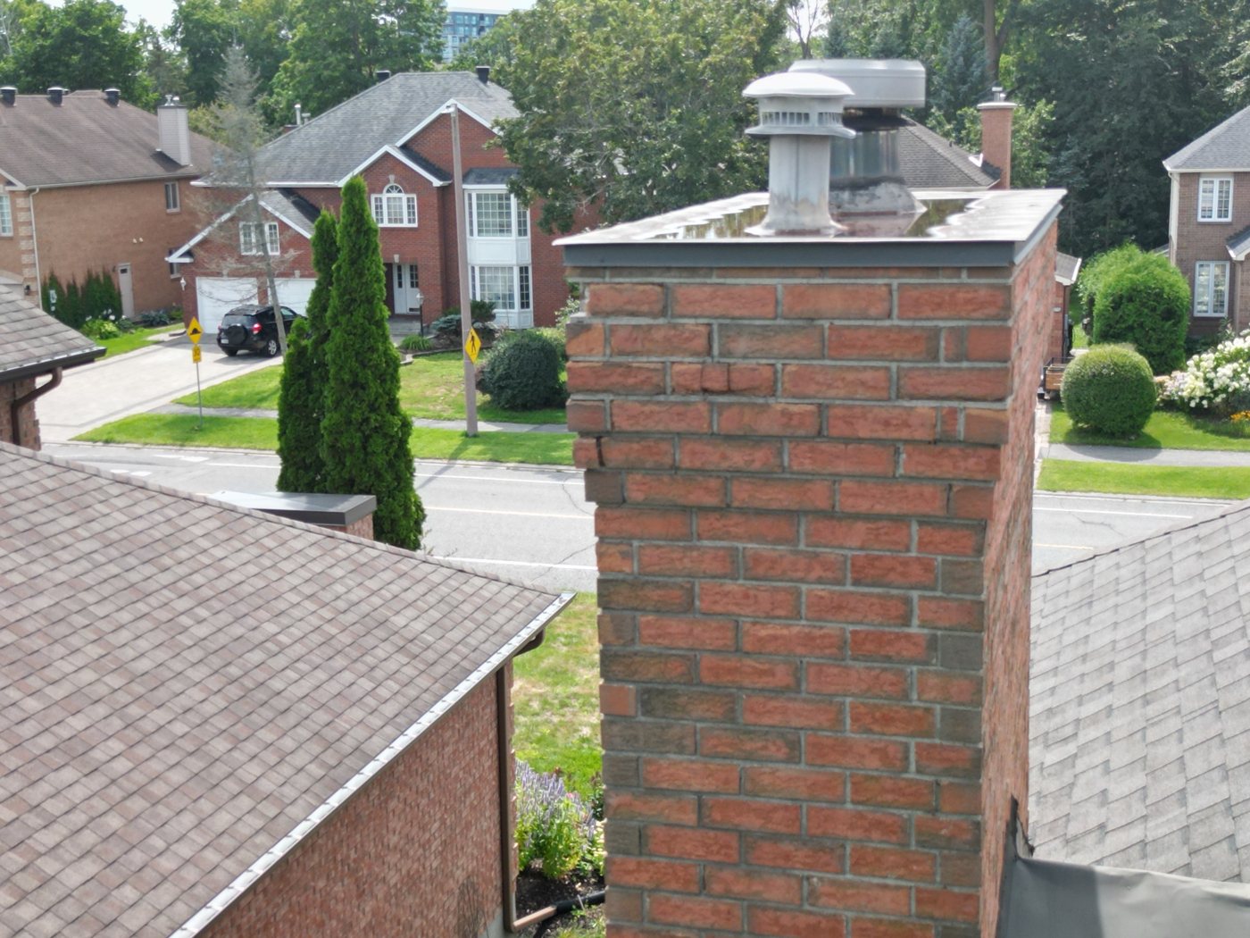 Chimney repair and new cap, Ottawa