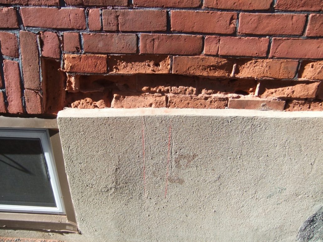 Spalling brick repair Ottawa - project 40