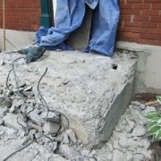 Damaged Concrete steps