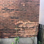 Scratched Brick Wall