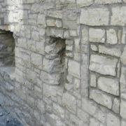 Stone Wall with Concrete